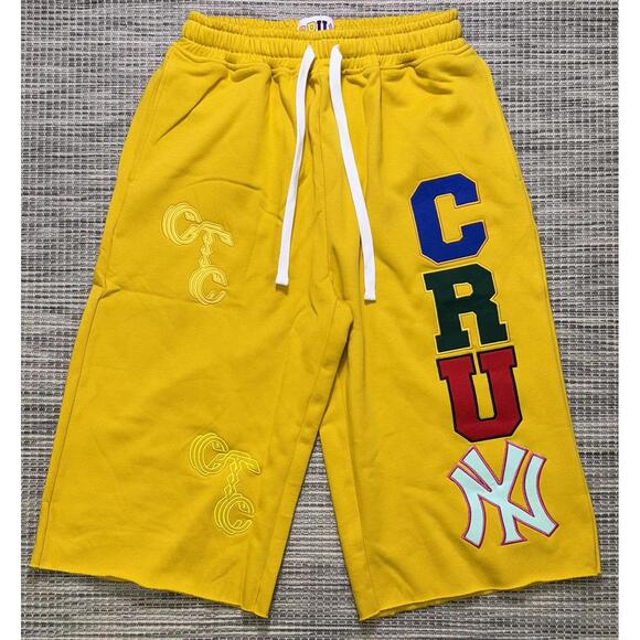 CRUM Yellow 3/4 Shorts